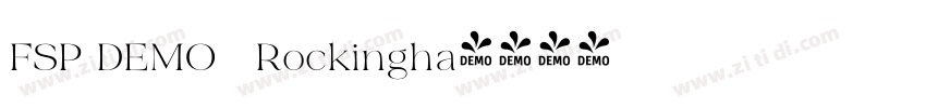 FSP DEMO   Rockingha字体转换